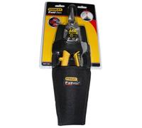 STANLEY Fmht9-14563 Cisailles Aviation À Tôle Gamme FATMAX - Étui De Rangement - Poignées Bi Matière Pour Plus De Confort -Bords Dentelés - Lames Chromées