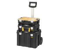 Stanley FMST1-71970 FatMax Pro-Stack Mobile Boîte de rangement 3 en 1 Noir