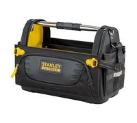 STANLEY Fmst1-80146 Panier Porte-Outils Gamme FATMAX - Base Rigide Étanche - 600 Deniers - Nombreuses Poches - Poignée Acier - Sangle D'Épaule Détachable