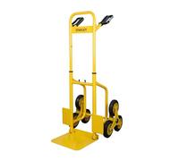 Stanley FT521 Diable Pliant - Chariot de Transport avec 6 Roues de Diable - Max. Capacité de Charge 120KG - Métal - 68 x 49 x 113 CM - Pliable