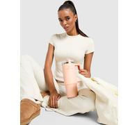 STANLEY 1913 Quencher H2.0 FlowState Mug Isotherme avec Paille 0.89L - Froid Pendant 9 Heures - Glacé Pendant 40 Heures - Thermos Lavable au Lave-Vaisselle - Gourde Inox Sans BPA - Orange Cream