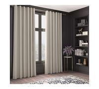 Stanley Hamilton Rideaux de fenêtre/Panneaux/Rideaux, Crème la Plus légère, 66 x 54 inches