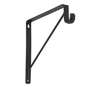 Stanley Hardware S822-094 108BC Heavy Duty Shel and Rod Bracket in White