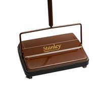 STANLEY HOME PRODUCTS Balai électrostatique pour moquette et sol - Nettoyant de sol léger et résistant - Convient pour sols lisses et tapis à poils courts - Pas d'électricité nécessaire (marron)