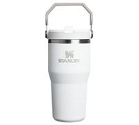 Stanley IceFlow 2.0 - Gobelet avec paille à rabat avec poignée - Couvercle à visser et paille rabattable - Bouteille d'eau étanche - Acier inoxydable - Sans BPA - Givre