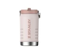 Stanley IceFlow Flip Straw Jug 1,9 l - Gobelet isotherme refroidit 20 heures - 4 jours refroidi à la glace - Anti-fuite - Facile à transporter - Passe au lave-vaisselle - Sans BPA - Quartz rose