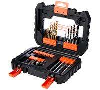 Black & Decker – Coffret perçage et vissage A7233-XJ – 31 accessoires (forets, embouts)