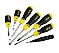Stanley Jeu de 6 tournevis vasé/cruciforme Import Grande Bretagne