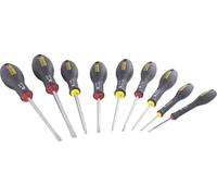 Stanley - Jeu de 10 tournevis FatMax FMHT65439-0 - électricien, mécanicien, Phillips, testeur