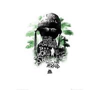 Stanley Kubrick Full Metal Jacket (World of Shit) 60 x 80 cm Toile Imprimée