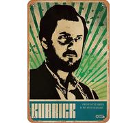 Stanley Kubrick Plaque en métal pour réalisateur de film 20,3 x 30,5 cm Décoration murale vintage rétro