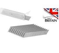 Stanley Lames Cutter 18mm Emballage 10 Lames (8 Coupe ) Originales Made IN U.K