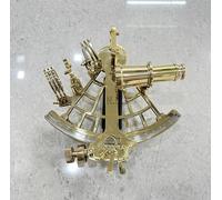 Stanley London Sextant nautique en laiton massif 22,9 cm