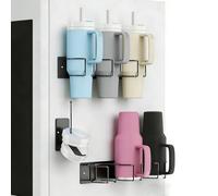 Stanley Lot de 2 porte-gobelets magnétiques pour 6 gobelets avec crochet, organiseur de gobelets pour le rangement de gobelets et accessoires de tasse Stanley de 1,2 l dans le réfrigérateur et les