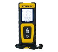 STANLEY Télémètre laser SLM100 30 m – fixation fiable, pour pros et bricoleurs