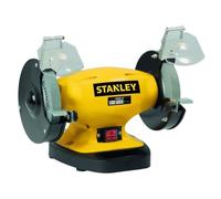 STANLEY - Meuleuse 330W Touret à meuler 2 Meules Ø150 mm Grain de 36 et 60 Base en fonte