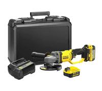 Stanley SFMCG400M2K-QW FatMax V20 Meuleuse 125mm (18V/2x4,0Ah), coffret