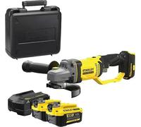 Stanley Mini-Grinder BRUSHLESS V20 18V 125mm avec 2 batteries Li-Ion 4Ah