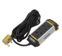 STANLEY® Multiprise Double avec Clip de Ceinture, 5m