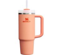 STANLEY Nectarine Quencher H2.0 FlowState Gobelet isotherme en acier inoxydable avec couvercle et paille pour eau, thé glacé ou café (nectarine, 1,2 l)