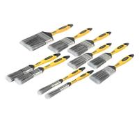 STANLEY® Outils à main - Ensemble de pinceaux synthétiques, 10 pièces