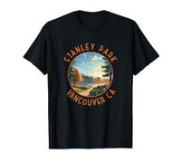 Stanley Park Vancouver Canada Cercle Vieilli T-Shirt