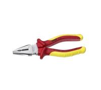 STANLEY 0-84-002 Pince Universelle 200 Mm Gamme FATMAX - Poignée Bi Matière 1000V - Tête Chromé Inoxydable - Taillants Trempés Haute Fréquence - Normes En 60900, Iec/Cei 900, Vde 0680