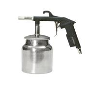 Stanley Pistolet de sablage avec réservoir 156063XSTN- Réservoir 1L - pour compresseur - Max. 8Bar - 300L/Min - Acier - Argenté