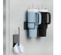 Stanley - Porte-gobelet magnétique pour réfrigérateur, organiseur de bouteilles d'eau pour Stanley 1,2 l avec couvercle de gobelet, organiseurs de cuisine à suspendre et rangement pour accessoires de