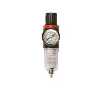 Stanley Pressostat d'air comprimé avec séparateur d'eau 152164XSTN - Pressostat de compresseur - Manomètre 0-12 bar - Facile à installer - PVC
