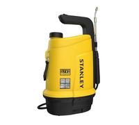 Stanley Pulvérisateur électrique 5 L, pulvérisateur Batterie Lithium Rechargeable, pulvérisateur de Jardin, Lance télescopique, buse réglable, autonomie 2.5 h, Max. 2 Bar, 0.33 L/Minute, Jaune/Noir