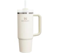 STANLEY Quencher FlowState H2.0 - Verre isotherme sous vide en acier inoxydable avec couvercle et paille, pour eau, thé glacé ou café, smoothies et plus, crème 2.0, 850,5 g