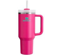 Stanley Quencher H2.0 FlowState Gobelet isotherme en acier inoxydable avec couvercle et paille pour eau, thé glacé ou café, smoothie et plus encore, rose passion, 1200 ml