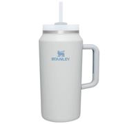 STANLEY Quencher H2.0 FlowState Gobelet isotherme en acier inoxydable avec couvercle et paille Pour eau, thé glacé ou café (brouillard, 1,9 l)