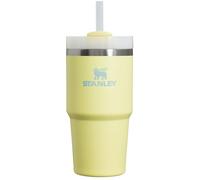 STANLEY Quencher H2.0 FlowState Gobelet isotherme en acier inoxydable avec couvercle et paille pour eau, thé glacé ou café, smoothie et plus encore, pomelo, 591 ml