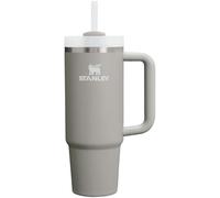 Stanley Quencher H2.0 FlowState Gobelet isotherme en acier inoxydable avec couvercle et paille pour eau, thé glacé ou café, smoothie et plus encore, cendré, 887 ml