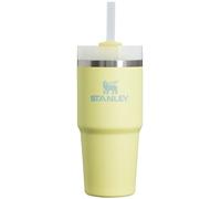 STANLEY Quencher H2.0 FlowState Gobelet isotherme en acier inoxydable avec couvercle et paille pour eau, thé glacé ou café, smoothie et plus encore, pomelo, 414 ml