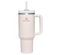 STANLEY Quencher H2.0 FlowState Mug Isotherme avec Paille 0.89L - Froid Pendant 9 Heures - Glacé Pendant 40 Heures - Thermos Lavable au Lave-Vaisselle - Gourde Inox Sans BPA - Rose Petal Motion