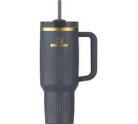 Stanley Quencher H2.0 - Gobelet avec poignée et paille - Couvercle Flowstate 3 positions - Porte-gobelet compatible avec les voyages - Gobelet isotherme en acier inoxydable sans BPA - Fluted Twilight