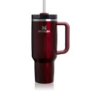 Stanley Quencher H2.O FlowState Fluted Tumbler gobelet en acier inoxydable avec paille grand format Garnet Shine 1180 ml