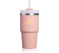 Stanley Quencher H2.O FlowState Tumbler gobelet en acier inoxydable avec paille petit format Peach Rose 590 ml