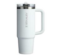 STANLEY Quencher ProTour Gobelet à paille à rabat avec couvercle étanche de 887 ml - Paille et poignée intégrées - Porte-gobelet compatible pour le voyage - Gobelet isotherme en acier inoxydable