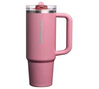 STANLEY Quencher ProTour Gobelet à paille à rabat avec couvercle étanche de 887 ml - Paille et poignée intégrées - Compatible avec porte-gobelet pour voyage - Gobelet isotherme en acier inoxydable