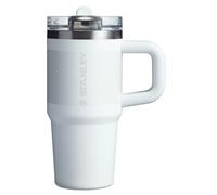 Stanley Quencher ProTour - Verre avec anse et paille intégrée, capacité 396,9 g, couvercle avec paille à visser, compatible avec porte-gobelet de voyage, tasse isotherme en acier inoxydable,