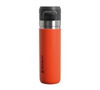 Stanley Quick Flip Gourde Isotherme 0.71L - Froid Pendant 12 Heures - Étanche - Va au Lave-Vaisselle - Couvercle à Bouton-pression - Thermos Sans BPA - Gourde Inox - Bouteille D'Eau - Tigerlily Plum