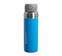 Stanley Quick Flip Gourde Isotherme 1.06L - Froid Pendant 18 Heures - Étanche - Va au Lave-Vaisselle - Couvercle à Bouton-pression - Thermos Sans BPA - Gourde Inox - Bouteille D'Eau - Azure