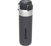 Stanley Quick Flip Gourde Isotherme 1.06L - Froid Pendant 18 Heures - Étanche - Va au Lave-Vaisselle - Couvercle à Bouton-pression - Thermos Sans BPA - Gourde Inox - Bouteille D'Eau - Charcoal