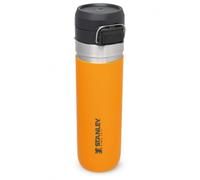 Stanley Quick Flip Gourde Isotherme 0.71L - Froid Pendant 12 Heures - Étanche - Va au Lave-Vaisselle - Couvercle à Bouton-pression - Thermos Sans BPA - Gourde Inox - Bouteille D'Eau - Saffron