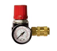 Stanley Reducteur de pression ¼ pouce - Pressostat Compreseur avec manomètre et vanne d'air - Pressostat 12 bars - Piece Detachee Compresseur Contrôle précis de la pression