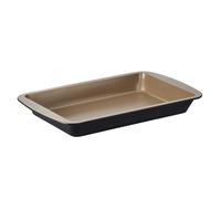 Stanley Rogers Ceramabake Moule à gâteau rectangulaire en céramique anti-adhésif sans PFAS, PTFE, PFOS, PFOA, cadmium et plomb, idéal pour four, brownies, tranches, route rocheuse, 28 x 18 x 3,5 cm